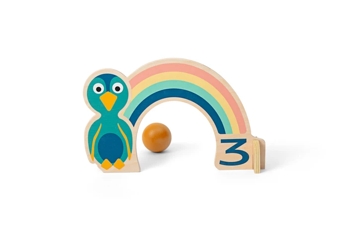 ערכת משחק קריקט גדול מעץ Crocket Rainbow מבית BS