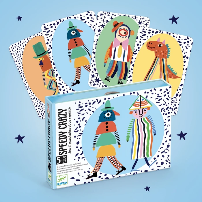 ספיד משוגע משחק קלפים מדליק מבית DJECO