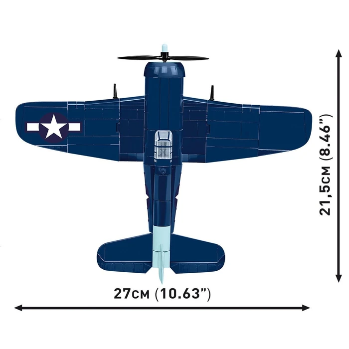 מטוס קרב גראמן F6F הלקאט – דגם הרכבה בקנה מידה 1:48 (235 חלקים) מבית COBI