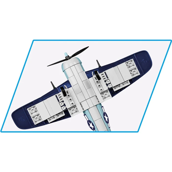 מטוס קרב גראמן F6F הלקאט – דגם הרכבה בקנה מידה 1:48 (235 חלקים) מבית COBI
