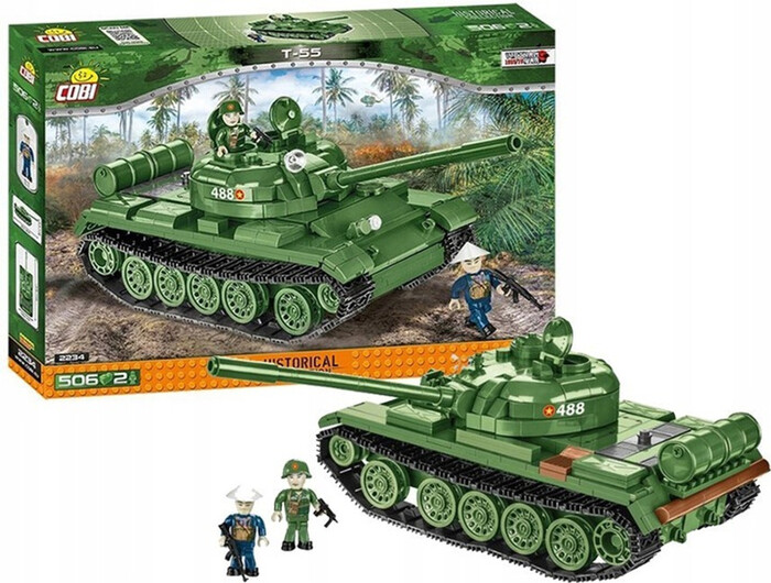 טנק T-55 – דגם הרכבה (506 חלקים) מבית COBI