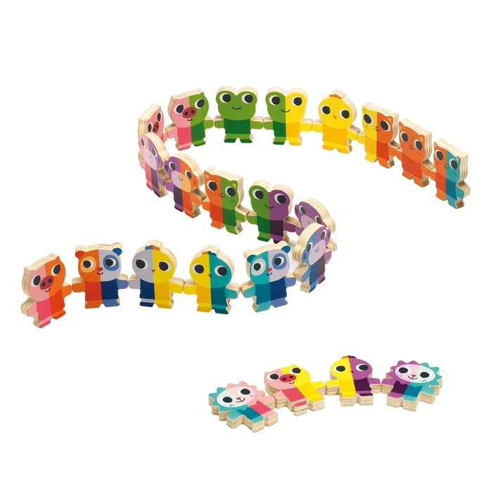 דומינו חיות בצבעים - DOMINO UP מבית DJECO