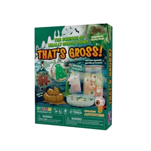 ערכת מדע! ערכה להכנת 'דברים מגעילים' (THAT'S GROSS) מבית SHIN SHIN