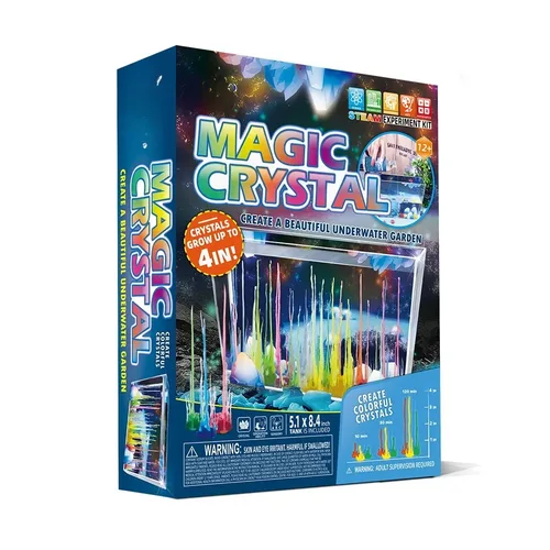ערכת מדע! ערכה לגידול קריסטלים באקווריום! (MAGIC CRYSTAL) מבית SHIN SHIN