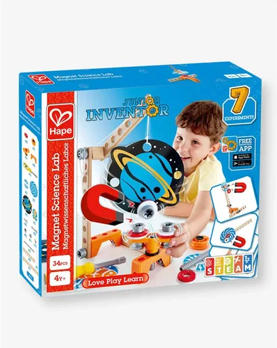 מעבדה מגנטית! (ערכת ניסויים מדעית בנושא מגנט!) Hape