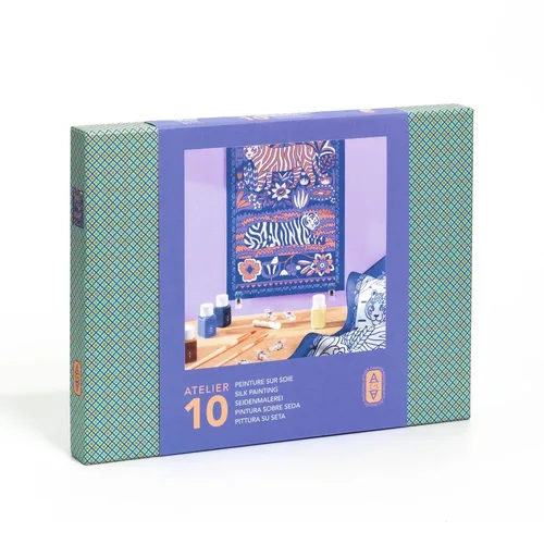סדנת אמן 10 (גם לגדולים מגיע!) צביעה על משי!  DJECO