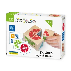 חידות בקוביות! PATTERN LOGICL BLOCKS מבית IGROTECO