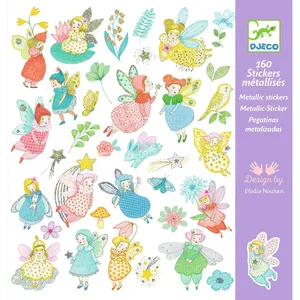 מארז 160 מדבקות נוצצות - פיות! DJECO