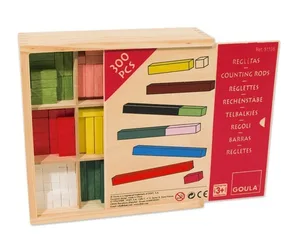 ערכת 300 בדידי עץ צבעוניים! GOULA