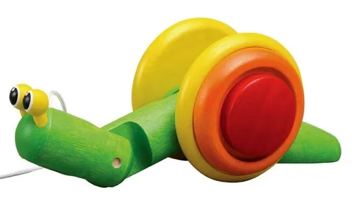 חילזון נגרר PLAN TOYS