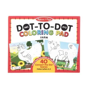 חוברת חברת את האותיות - חיות החווה  MELISSA&DOUG