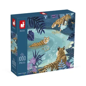 פאזל מפגש הטיגריסים 1000 חלקים מבית JANOD