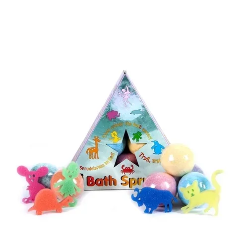 מארז 6 כדורי אמבטיה (צבעי מים +; דמות) BATH SPRUDELS