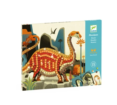 יצירה מוזאיקה דינוזאורים מבית DJECO