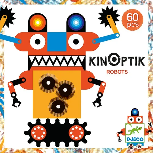 קינופטיק רובוטים מגנטי(60 חלקים) מבית DJECO