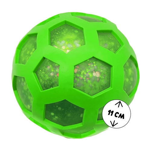 כדור סקווישי ענק 11 ס"מ (XXL Squishy Mesh Stress Ball) מבית alldoro גרמניה – חוויה סנסורית מרגיעה שפשוט אי אפשר להניח מהיד!