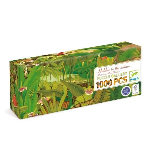 פאזל גלריה 1000 - מחבואים בטבע מבית DJECO