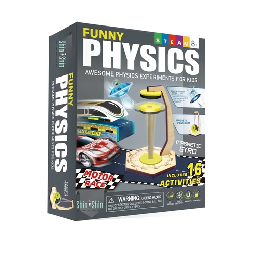 ערכת מדע! ערכת ניסויים בפיזיקה! (FUNNY PHYSICS) מבית SHIN SHIN