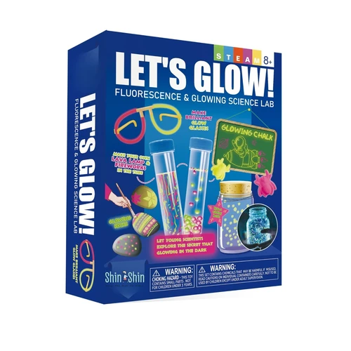 ערכת מדע! ערכת ניסויים זוהרים בחושך! (LET'S GLOW) מבית SHIN SHIN