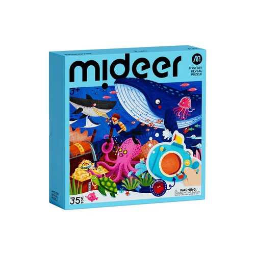 פאזל סודי - סודות האוקיינוס! 35 חלקים ועדשה חושפת מבית MIDEER