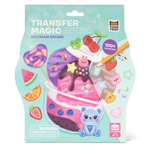 מדבקות קסם להעברה! חלומות גלידה (TRANSFER MAGIC) מבית TIGER TRIBE