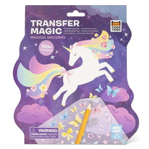 מדבקות קסם להעברה! חדי קרן קסומים (TRANSFER MAGIC) מבית TIGER TRIBE