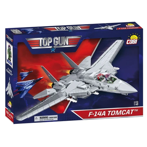 מטוס קרב F-14A טומקאט TOP GUN – דגם הרכבה בקנה מידה 1:48 (757 חלקים) מבית COBI
