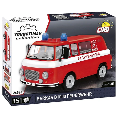 ואן מכבי אש בארקאס B1000 – דגם הרכבה בקנה מידה 1:35 (151 חלקים) מבית COBI