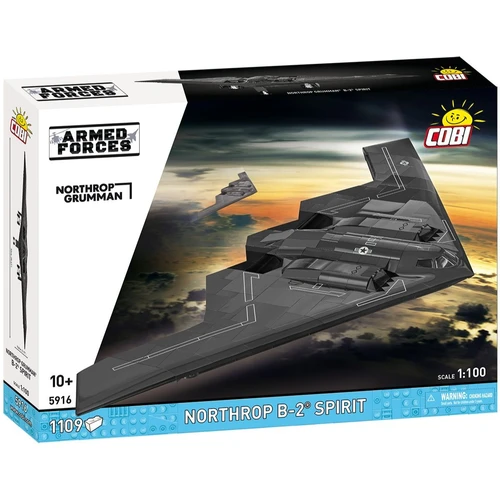 מפציץ חמקן נורתרופ B-2 ספיריט – דגם הרכבה (1109 חלקים) מבית COBI