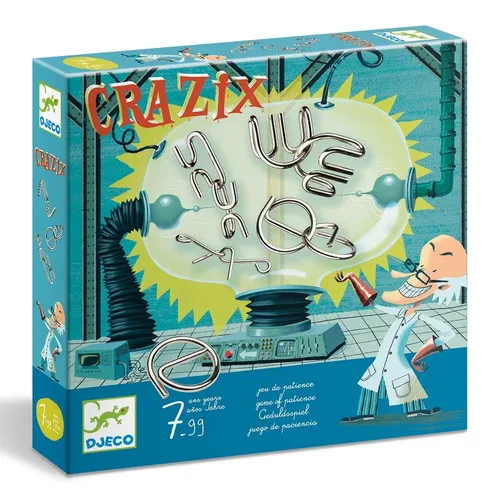 קרייזיקס! משחקי חשיבה - 6 אתגרים מתכת DJECO