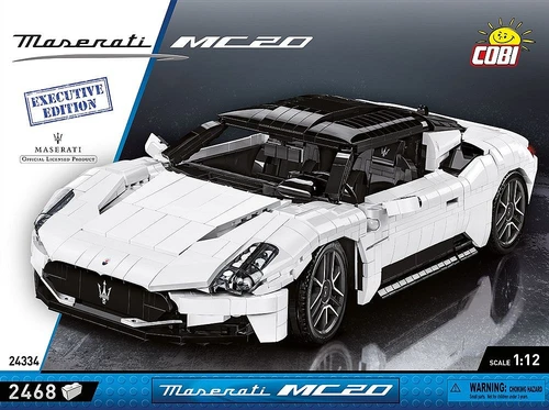מזראטי MC20 – מהדורת Executive – דגם הרכבה בקנה מידה 1:12 (2468 חלקים) מבית COBI