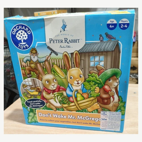אל תעירו את הגנן! (פיטר הארנב) ORCHARD TOYS - אריזה פגומה