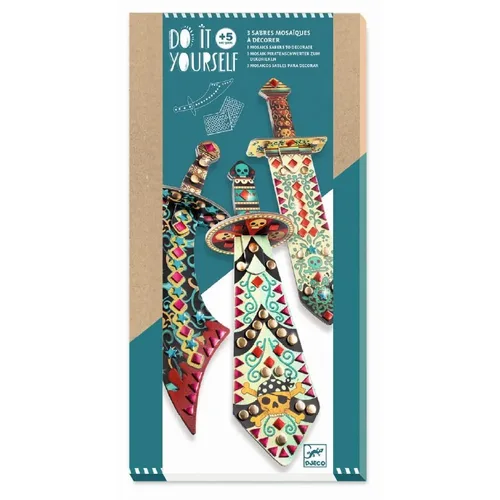 יצירה DIY מוזאיקה חרבות  DJECO