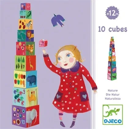 מגדל קוביות טבע מבית DJECO