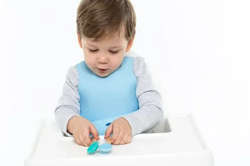 סינר סיליקון - תכלת MINIKOIOI