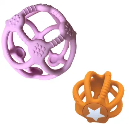 צמד כדורים סנסוריים סיליקון (מסטיק ודבש) Jellystone designs