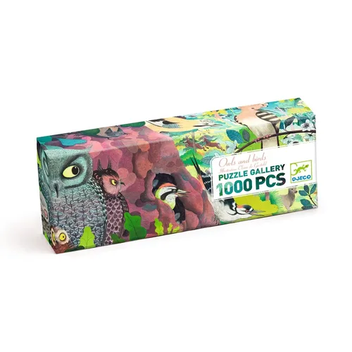 פאזל ינשופים וציפורים 1000 חלקים מבית DJECO