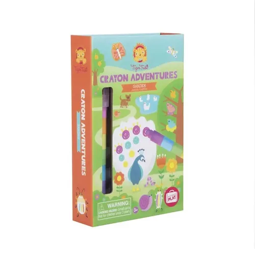 קיט פעילות ויצירה עם צבעים רכים לקטנטנים - בגינה מבית TIGER TRIBE