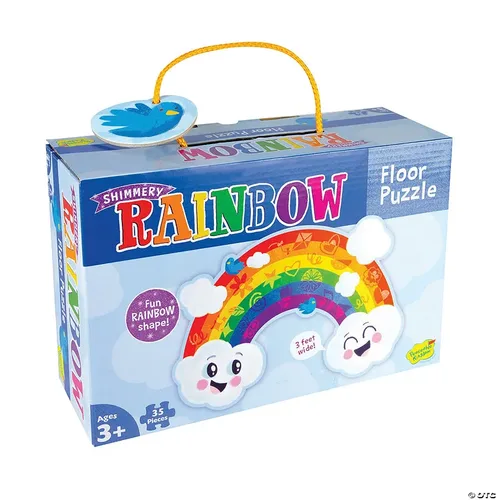 פאזל רצפה קשת בעננים! (39 חלקים) מבית PEACEABLE KINGDOM