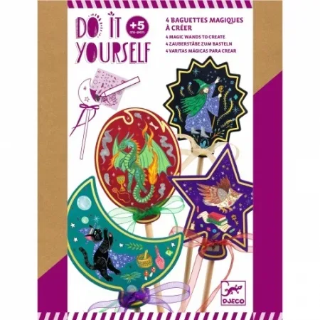 יצירה DIY שרביטי לחשים  DJECO