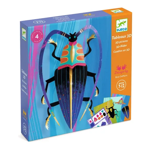 יצירה תלת מימדית - חרקים! מבית DJECO