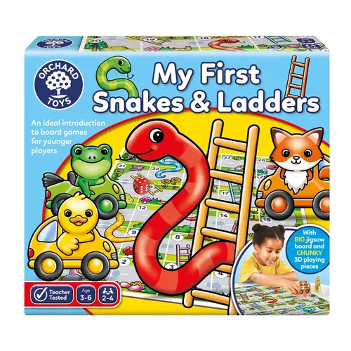 הסולמות ונחשים הראשון שלי! ORCHARD TOYS