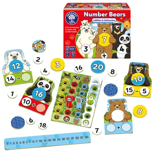 דובים ומספרים Orchard toys