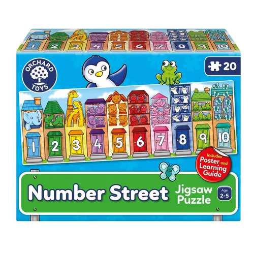 פאזל רחוב המספרים (1-10) Orchard toys