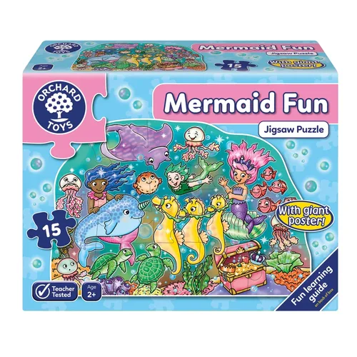 פאזל לימודי - מעמקי הים הקסומים!  (15 חלקים) Orchard toys