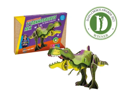 בנו בעצמכם! טירנוזאורוס טי-רקס! (Tyrannosaurus Rex) מבית BUILD YOUR OWN