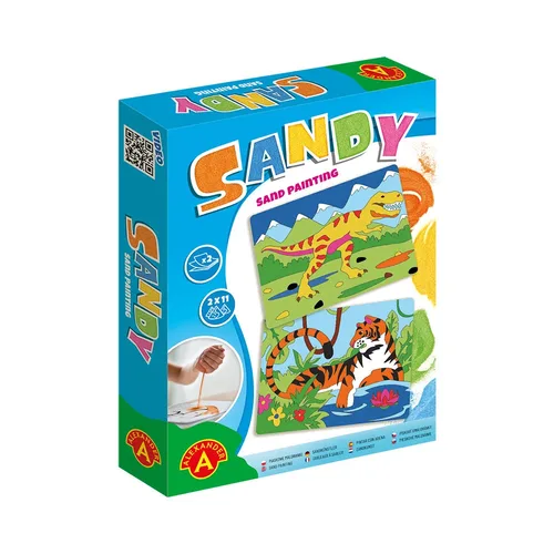 SANDY צביעה בחול! נמר ודינוזאור מבית ALEXANDER
