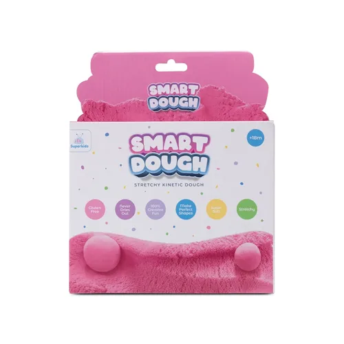בצק קינטי ורוד (300 גרם) Smart Dough