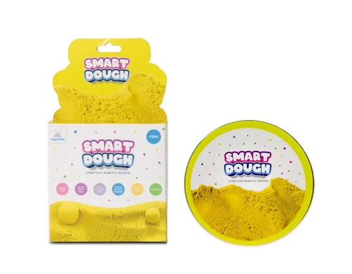 בצק קינטי צהוב (מארז מיני 80 גרם) Smart Dough
