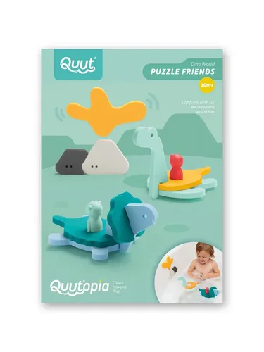 פאזל אמבטיה - עולם הדינוזאורים מבית Quut